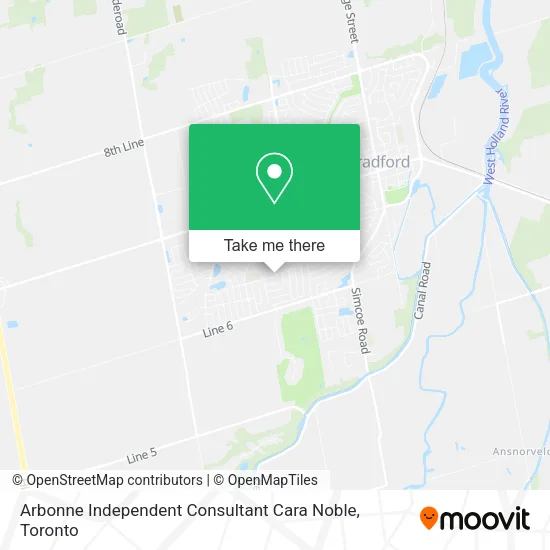 Arbonne Independent Consultant Cara Noble map