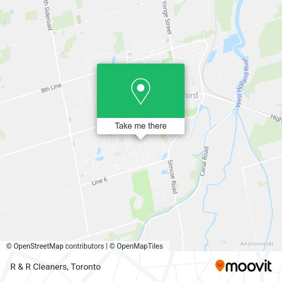 R & R Cleaners map