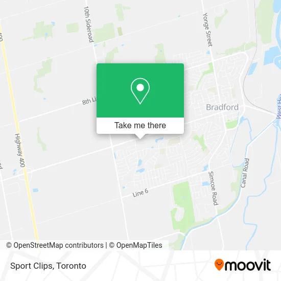 Sport Clips map