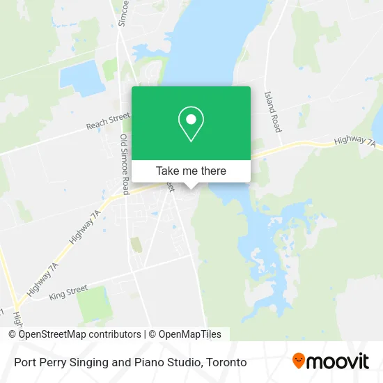 Port Perry Singing and Piano Studio map
