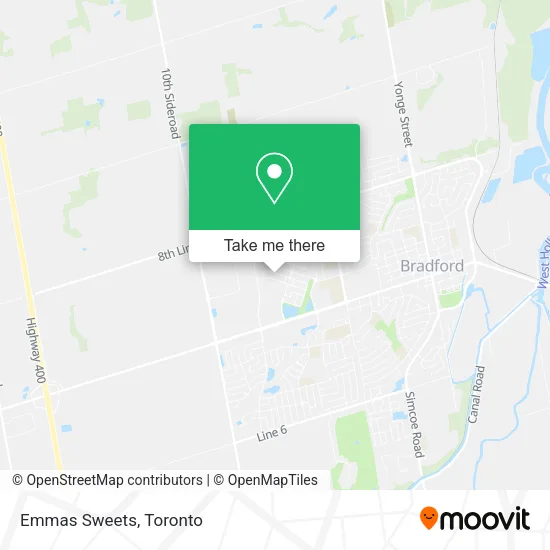 Emmas Sweets map