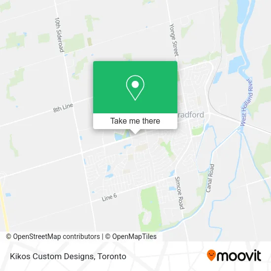 Kikos Custom Designs map