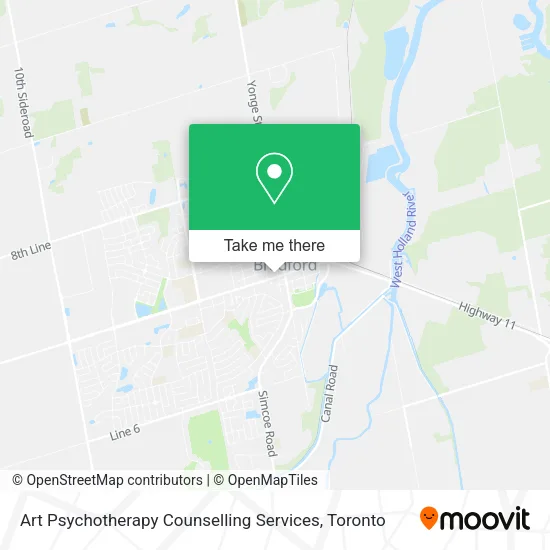 Art Psychotherapy Counselling Services map