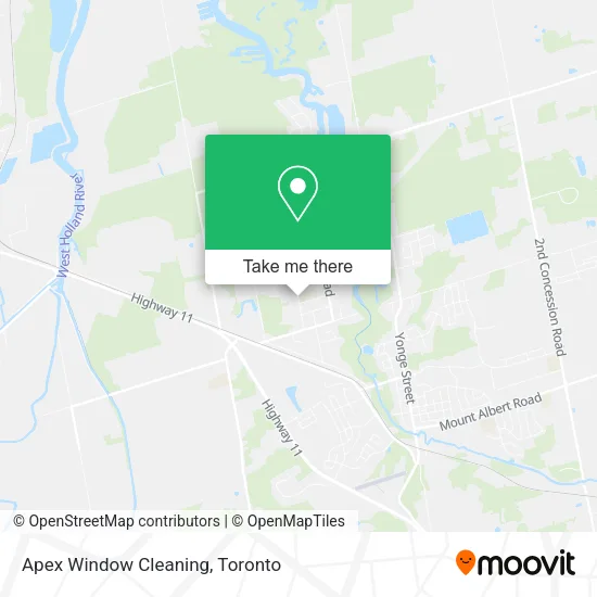 Apex Window Cleaning map