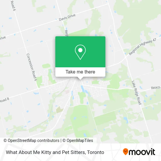 What About Me Kitty and Pet Sitters map