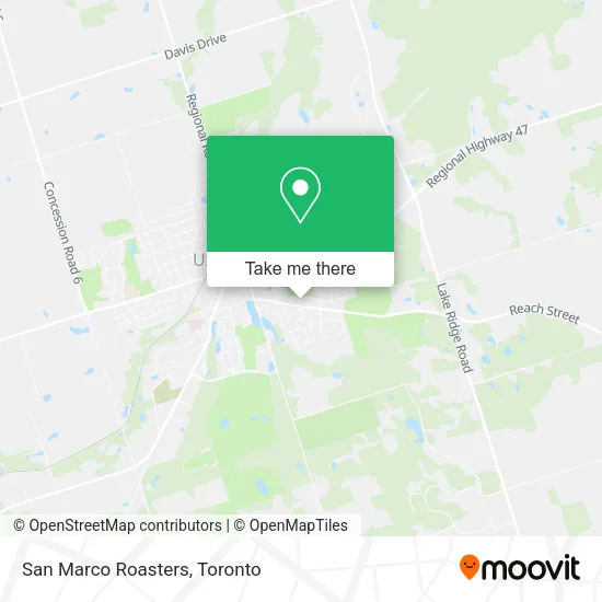 San Marco Roasters map