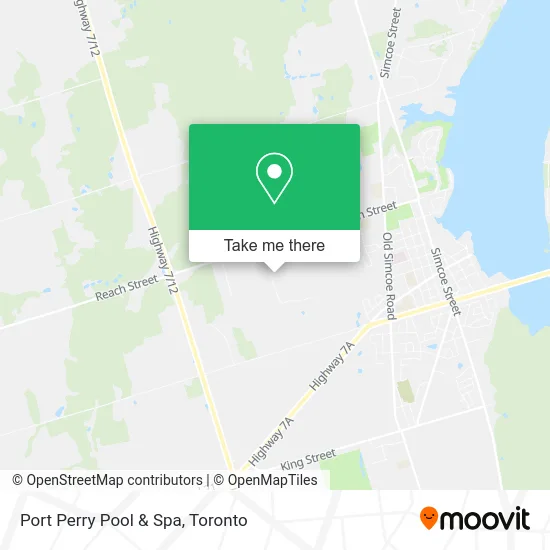 Port Perry Pool & Spa map
