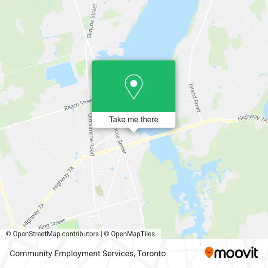 Community Employment Services map