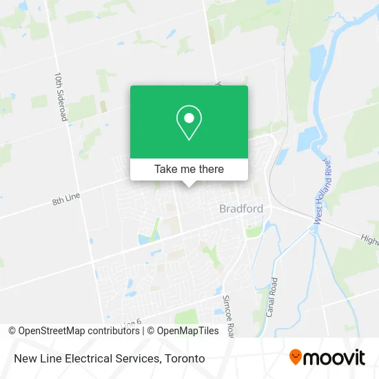 New Line Electrical Services map