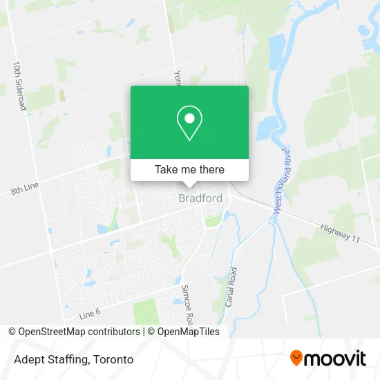 Adept Staffing map