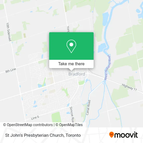 St John's Presbyterian Church map