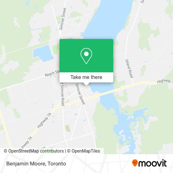 Benjamin Moore map