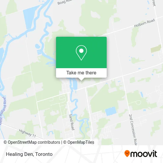 Healing Den map