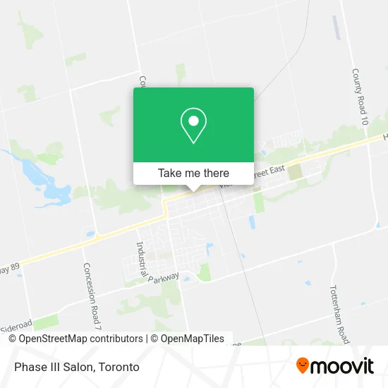Phase III Salon map