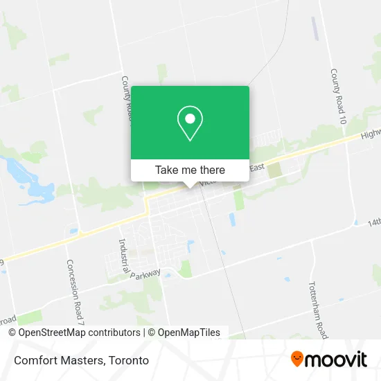Comfort Masters map