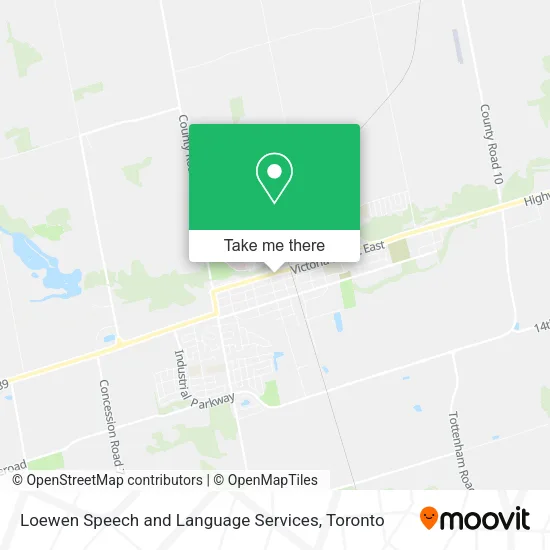 Loewen Speech and Language Services map