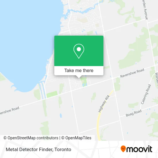 Metal Detector Finder map