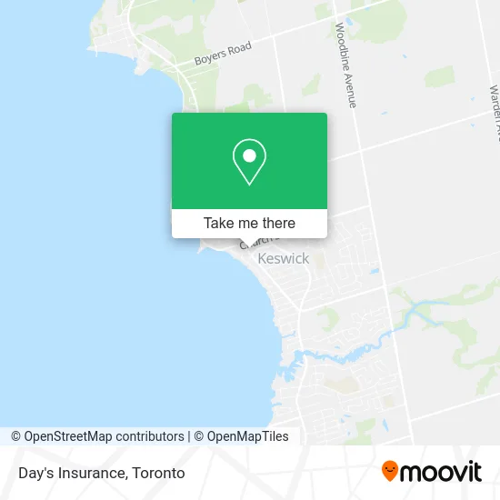 Day's Insurance map