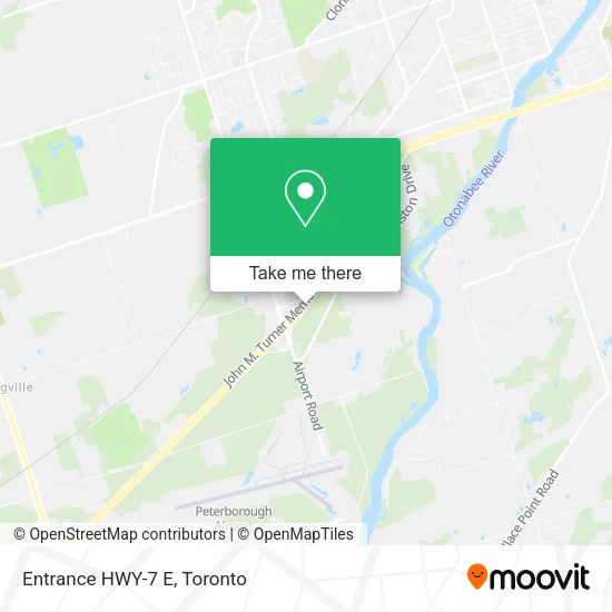 Entrance HWY-7 E map