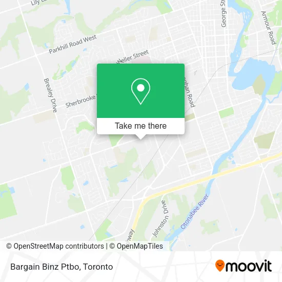 Bargain Binz Ptbo map