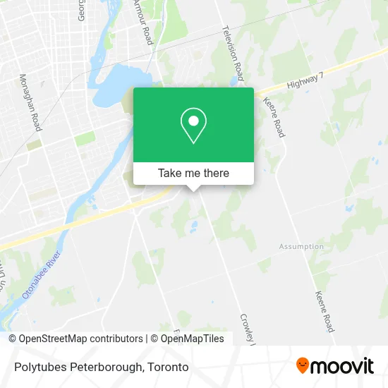 Polytubes Peterborough map