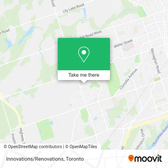 Innovations/Renovations map