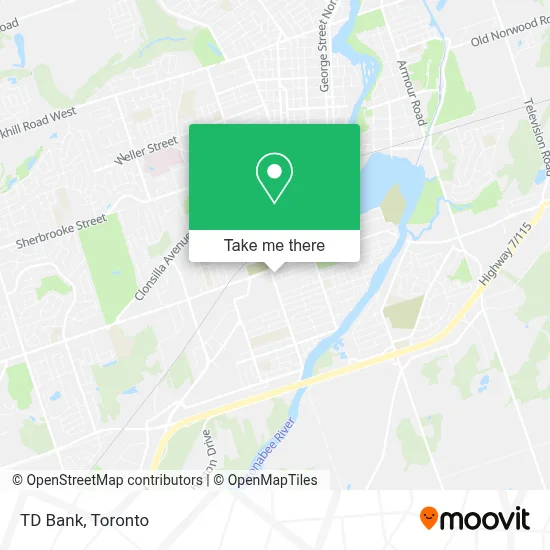 TD Bank map