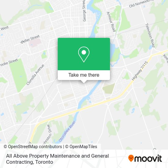 All Above Property Maintenance and General Contracting map