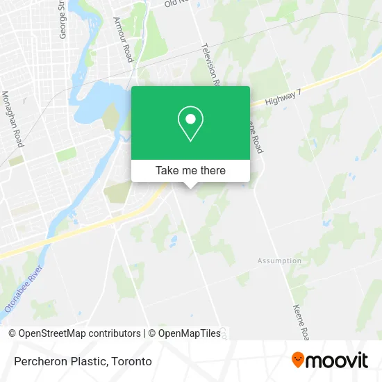 Percheron Plastic map
