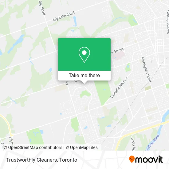 Trustworthly Cleaners map