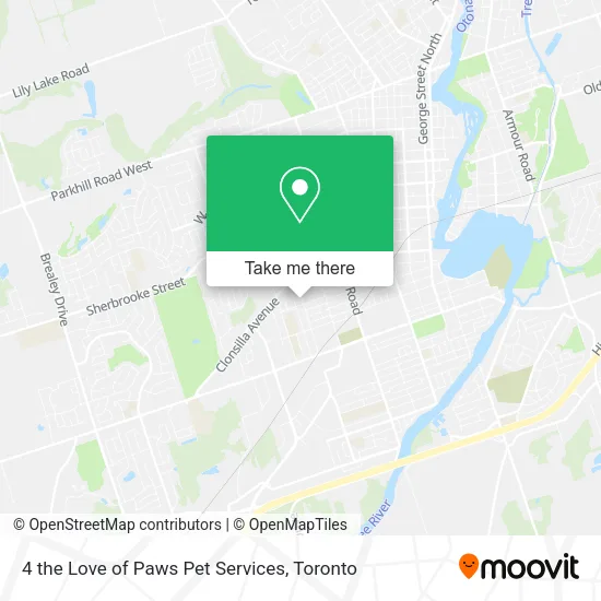 4 the Love of Paws Pet Services map
