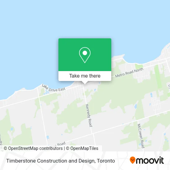Timberstone Construction and Design map