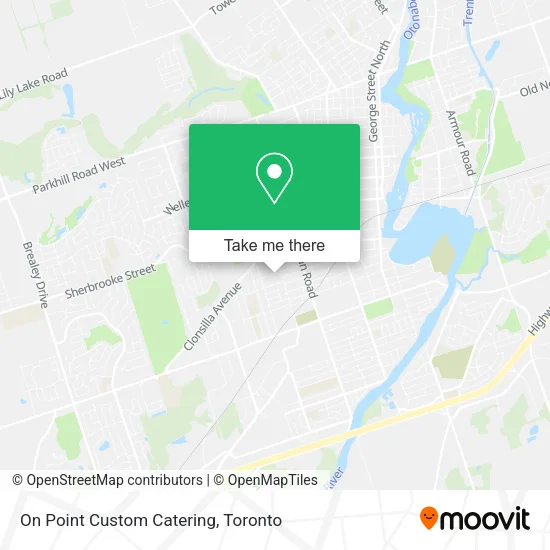 On Point Custom Catering map