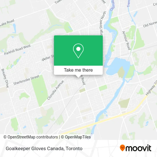 Goalkeeper Gloves Canada map