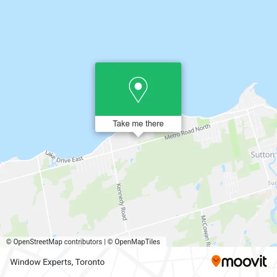 Window Experts map