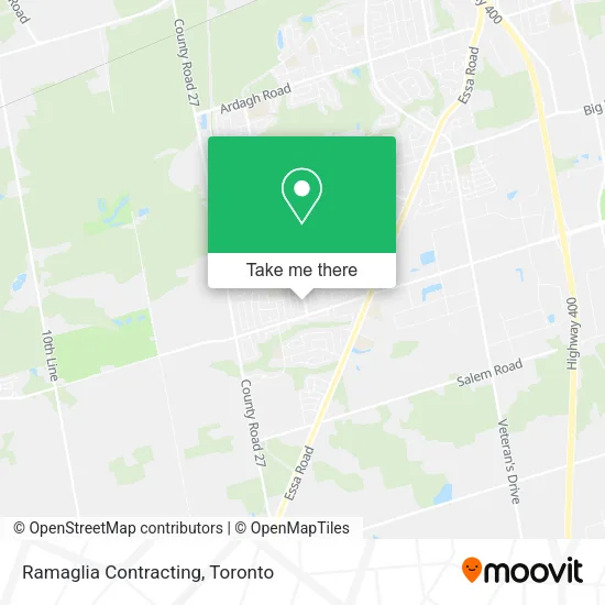 Ramaglia Contracting map