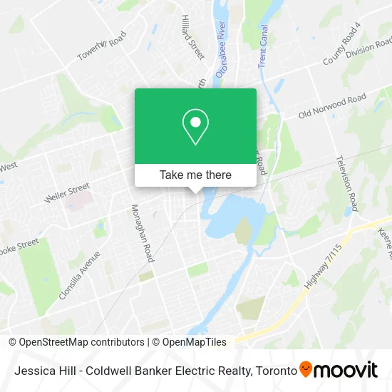 Jessica Hill - Coldwell Banker Electric Realty map