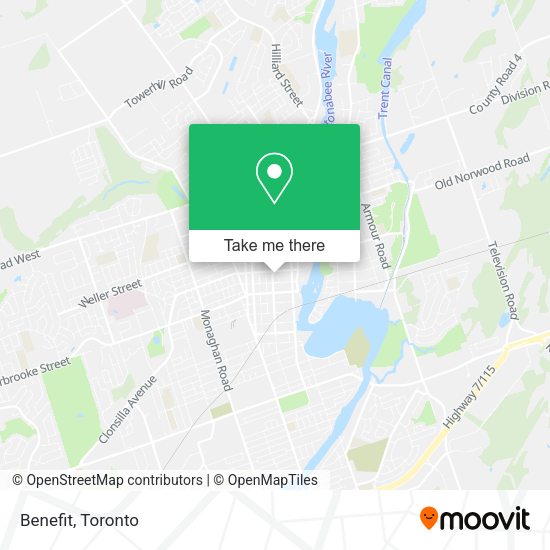 Benefit map