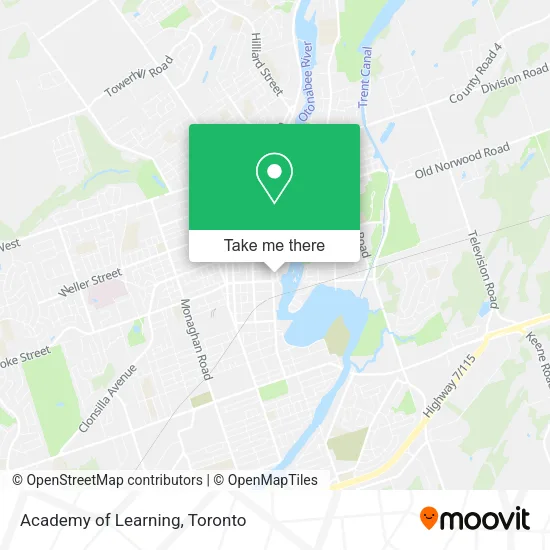 Academy of Learning map