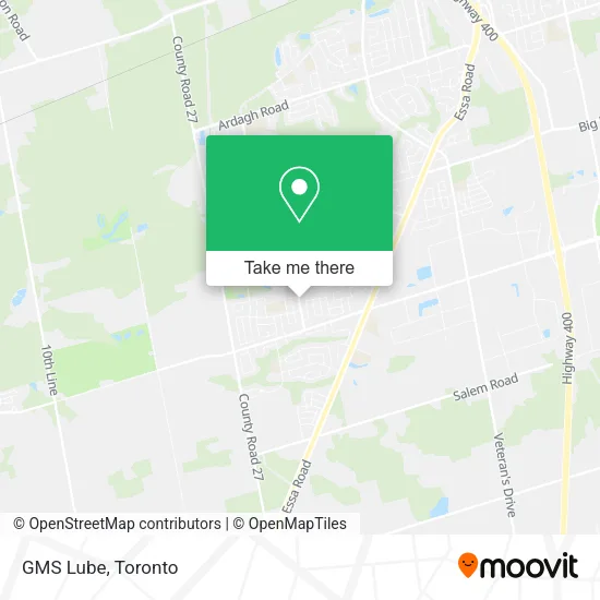 GMS Lube map