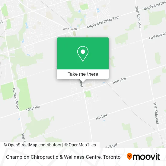 Champion Chiropractic & Wellness Centre map