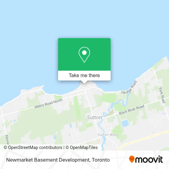 Newmarket Basement Development map