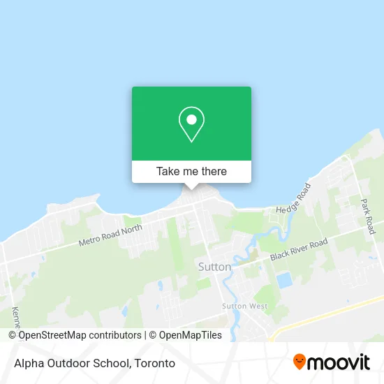 Alpha Outdoor School map
