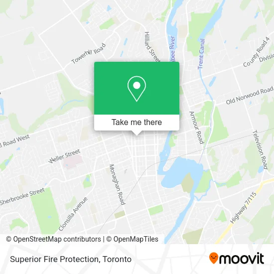 Superior Fire Protection map