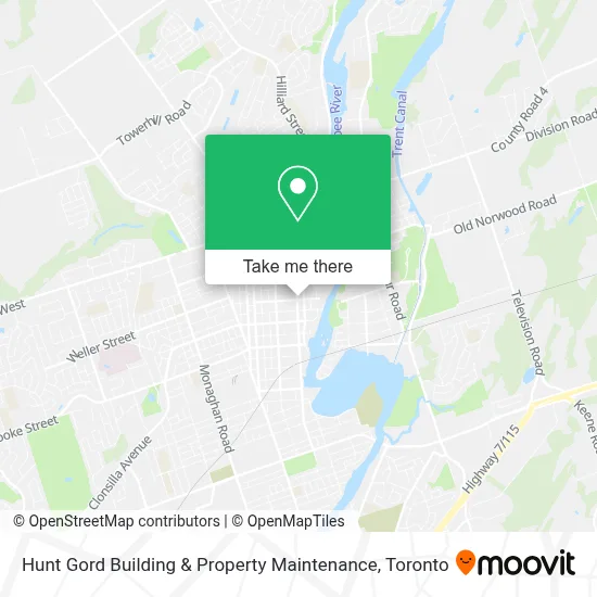 Hunt Gord Building & Property Maintenance map