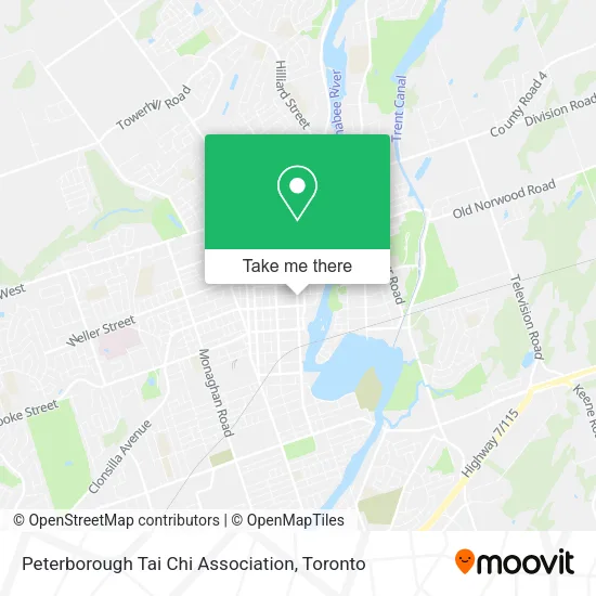Peterborough Tai Chi Association map