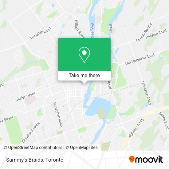 Sammy's Braids map