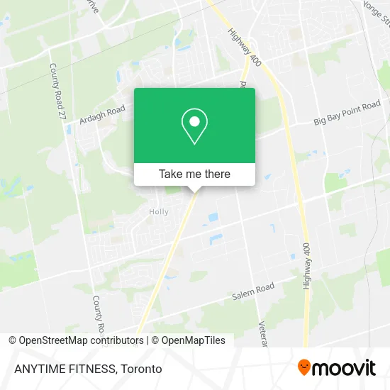 ANYTIME FITNESS map