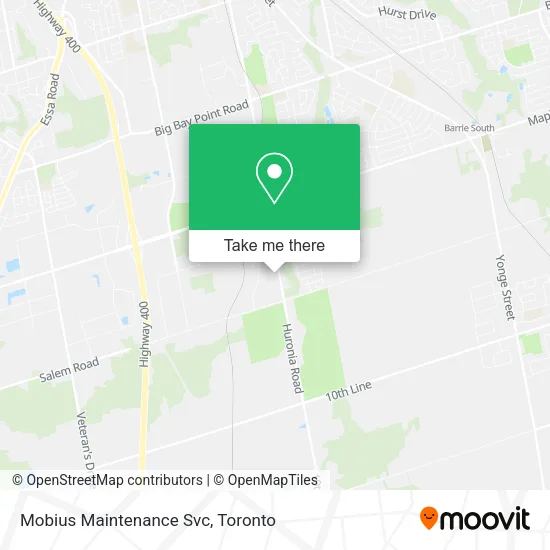 Mobius Maintenance Svc map