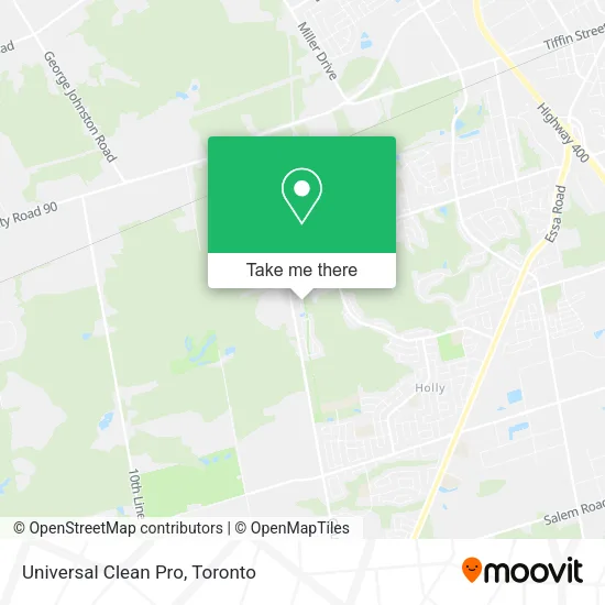 Universal Clean Pro map
